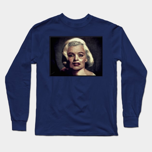 Whatever Happened to Norma Jean? Long Sleeve T-Shirt by rgerhard